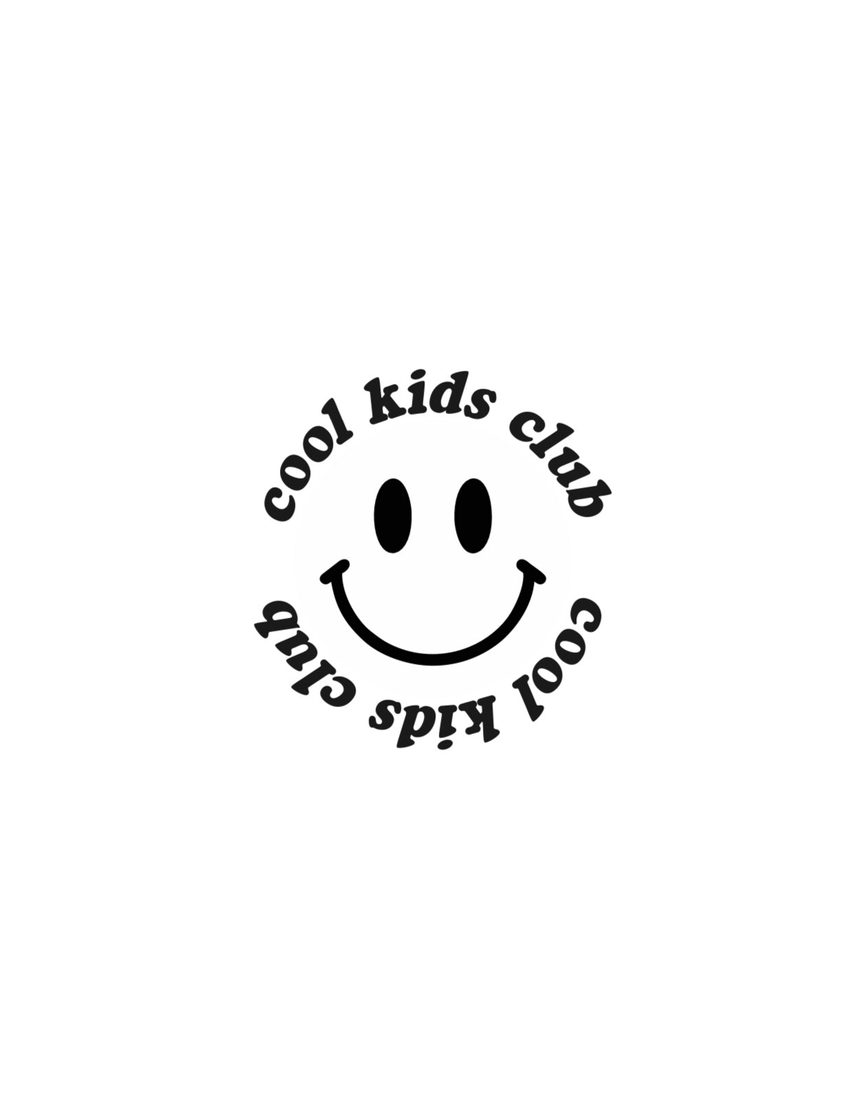 COOL KIDS CLUB STICKER