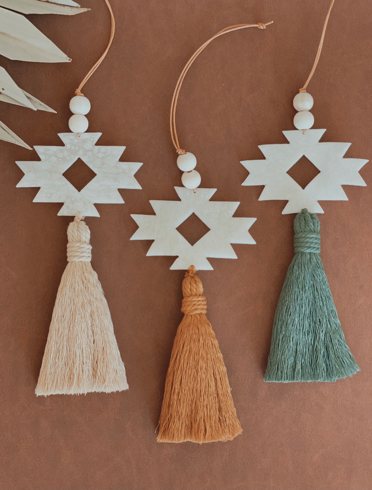 AZTEC TASSEL CAR CHARM