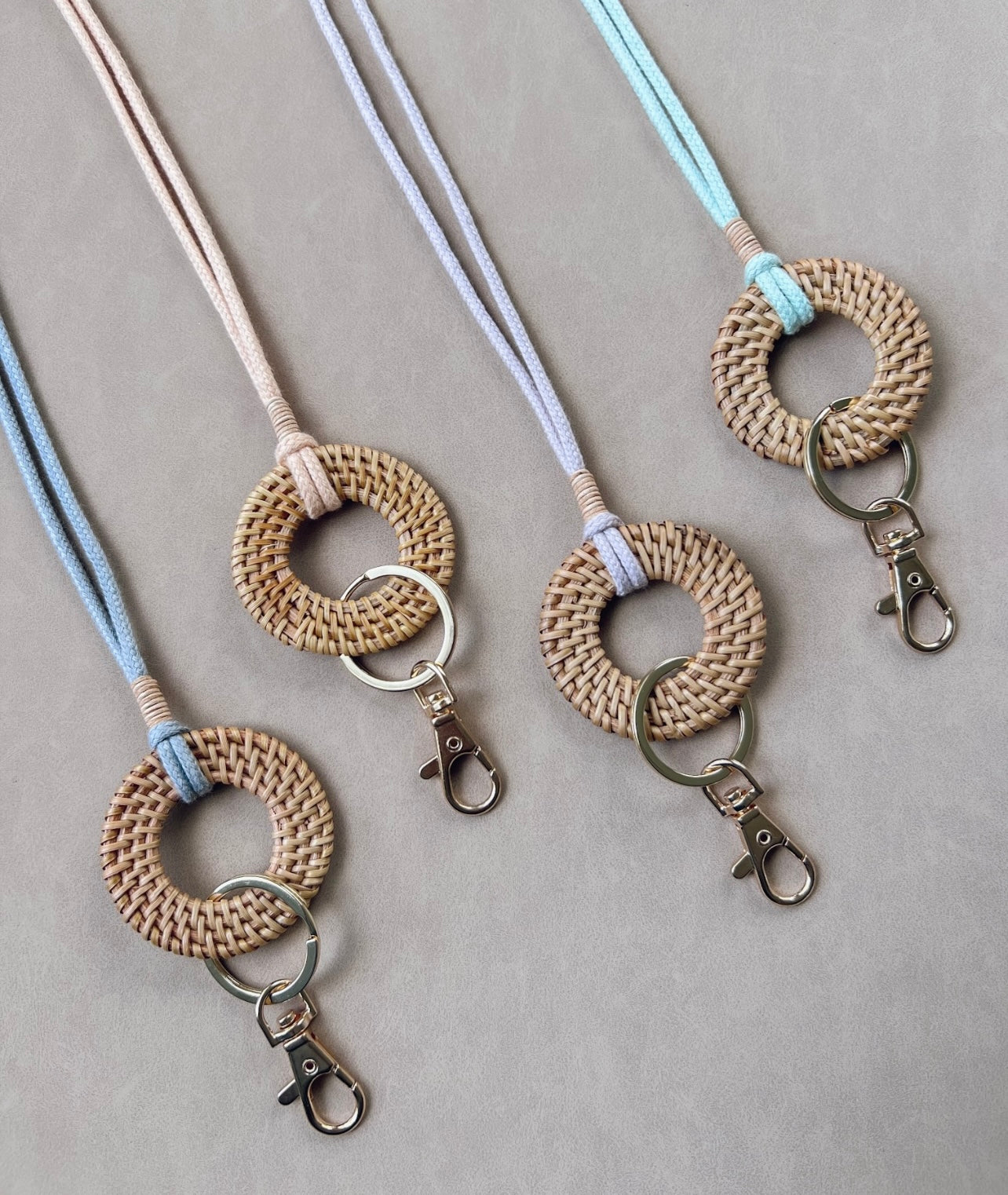 RATTAN SPRING LANYARDS