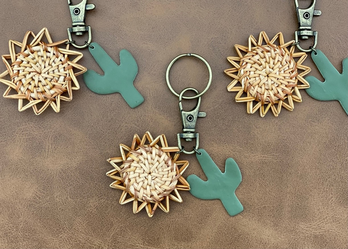 SUN RATTAN KEYCHAIN